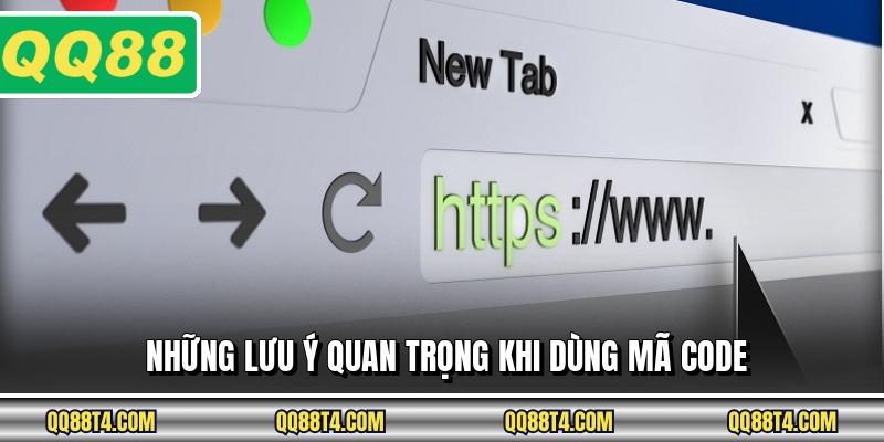 Những lưu ý quan trọng khi dùng mã code